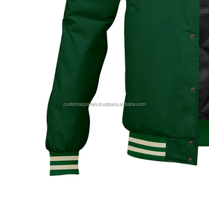 Custom Varsity Jacket MCACVJ-77 Real Leather with Event Logo Embroidery for <b>Promotional</b> Corporate Wear - Product Image 6