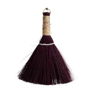 Mini Escoba de Paja Hecha a Mano, Estilo Antiguo, Material Vegetal Natural, Mango de Madera, Ecológica, Ligera, Herramienta de Limpieza para el Hogar - Product Image 1