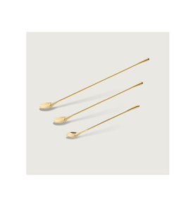 Cuchara de barra de latón única para Barra de cóctel, cuchara, herramientas de café, mango de barra, agitador de cóctel con uso de azúcar y café - Product Image 4