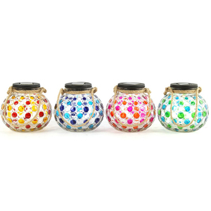 Guirnalda de luces <span class=keywords><strong>Led</strong></span> con forma de globo de cristal para exteriores, farol <span class=keywords><strong>Solar</strong></span> para jardín, acampada, navidad - Product Image 1