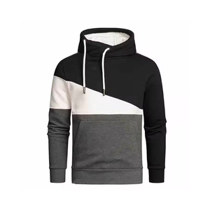 2025 vente chaude plaine multicolore sweats à capuche surdimensionnés pour hommes Logo personnalisé 100% coton tissu bas quantité minimale de commande pull épais sweats à capuche - Product Image 1