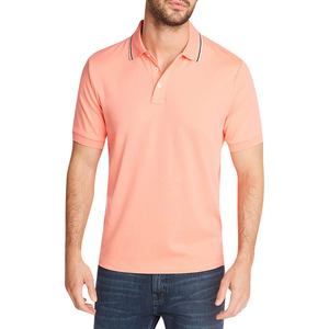 Polo uni pour garçons et hommes bouton classique été lâche respirant Polo 180 Gsm 100% coton hommes Logo personnalisé - Product Image 1