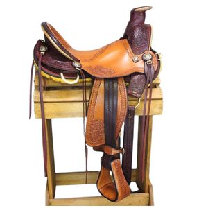 Cao Cấp Da Làm Bằng Tay Thiết Kế Bền Thoải Mái Racing Tiếng Anh Phương Tây Ngựa Yên Tại Bán Buôn Nhà Sản Xuất Hot Bán - Product Image 1