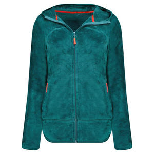 Chaqueta de Forro Polar para Mujer, Personalizable al por Mayor, Transpirable, Relleno de Algodón Tejido, Cierre de Cremallera, Cortavientos, Directo de Fábrica - Product Image 5