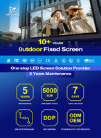 Pantalla LED para Exteriores TOPvision, Señalización Digital a Todo Color, Video Wall OEM IP65 para Publicidad en Centros Comerciales y Edificios