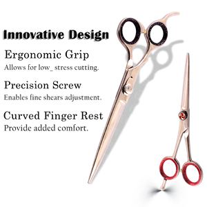 Tijeras de Peluquería Profesionales con Logotipo Personalizado, Tijeras de Acero Inoxidable de 6 Pulgadas, Precio de Fábrica con Etiqueta Privada OEM - Product Image 5