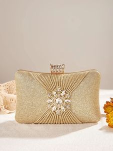 กระเป๋าคลัทช์ผู้หญิงมีสไตล์พร้อมสายโซ่ - Product Image 6