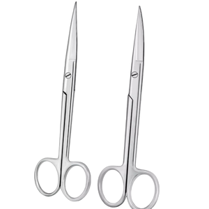 กรรไกรทางการแพทย์กรรไกรผ่าตัดโลหะสแตนเลสเกรดใช้ในการผ่าตัดโค้ง - Product Image 2