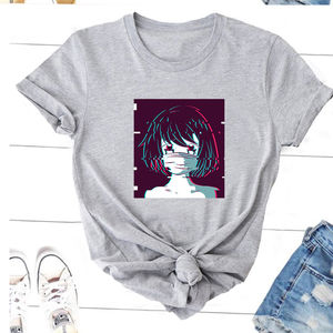 Precio barato superventas camisetas Slim Fit camiseta OEM servicio personalizado mujer Camiseta de manga corta - Product Image 6