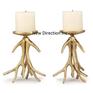 Bougeoir votif en métal de vente élevée support de bâton de bougie fabriqué à la main pour la décoration de mariage et de fiançailles bougeoir - Product Image 5