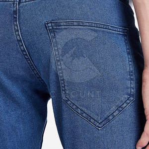 กางเกงยีนส์สีพื้นสำหรับผู้ชายกางเกงยีนส์ซักได้สำหรับกลางแจ้งสไตล์ใหม่ - Product Image 6