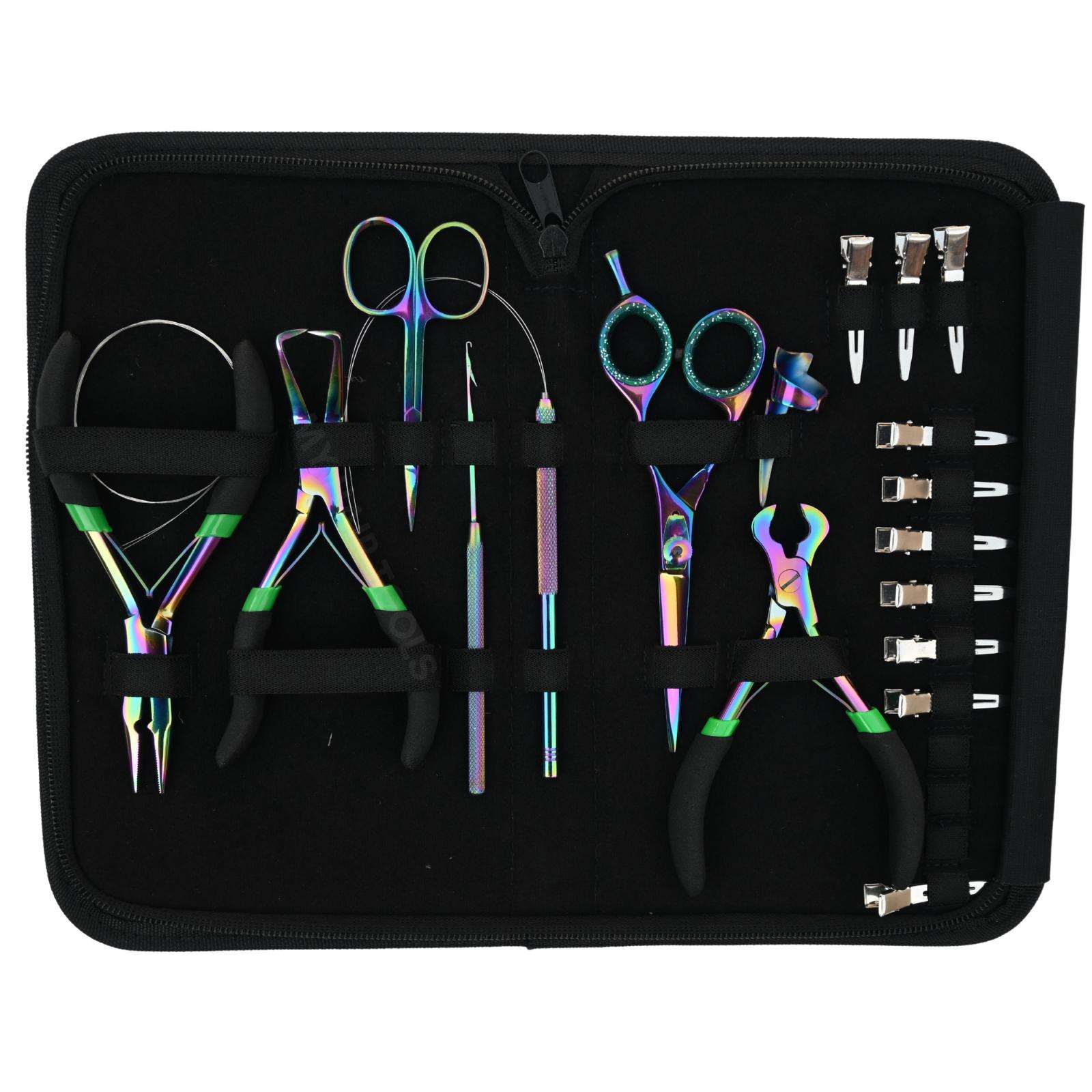 ชุดอุปกรณ์ต่อผมสีรุ้ง