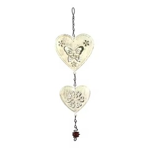 Gravure sur bois en forme de cœur d'amour, artisanat suspendu de Noël, décorations pour la maison pour la Saint-Valentin - Product Image 6