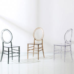 كرسي نابليون شيافاري من الأكريليك الكريستالي الشفاف بالجملة لحفلات الزفاف والفنادق والمناسبات والتأجير - Product Image 4