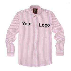 Haute qualité 100% coton hommes Anti-rides respirant formel à manches longues chemises nouveau Style à la mode automne grande taille - Product Image 2