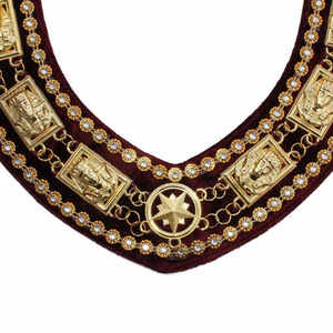 ปลอกคอโซ่เครื่องราชกกุธภัณฑ์อัญมณีเคลือบทอง - Product Image 3