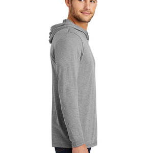 Plain Mens Jersey Hoodie Ligero Algodón Poliéster Manga Larga Hoody Venta al por mayor Camiseta Hoodie - Product Image 3