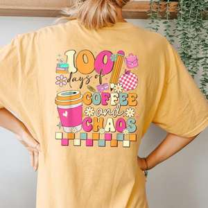 Camiseta de Verano para Mujer, Fabricada por OEM, de Alta Calidad, 240 GSM, 100% Algodón Lavado, Holgada, Personalizada, con Estampado Gráfico, Talla Grande - Product Image 6