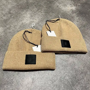 High Quality Winter <b>Beanie</b> Hat 100% Acrylic Warm Knitted Breathable <b>Waterproof</b> Unisex Street Style Custom Logo OEM Custom - Product Image 3