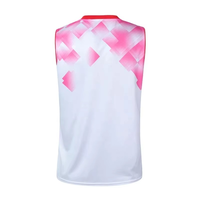 Kaos Olahraga Lengan Pendek Bahan Polyester 100% Ramah Lingkungan, Cepat Kering, Bernapas, Grosir untuk Pria, Cocok untuk Bola Voli dan Bulu Tangkis