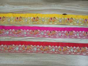 Tela de Encaje Bordado Floral de Lujo para Vestidos de Novia, Ribete de Encaje Bordado Premium para Prendas y Alta Costura - Product Image 3