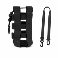 Pochette pour bouteille d'eau MOLLE, sac tactique pour porte-bouteille avec bandoulière pour l'extérieur