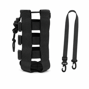 Pochette pour bouteille d'eau MOLLE, sac tactique pour porte-bouteille avec bandoulière pour l'extérieur - Product Image 1