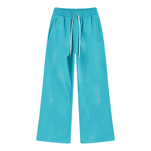 Survêtements Ohsisa de haute qualité, vêtements personnalisés pour hommes, pantalons de survêtement amples, pantalon ample en coton essentiel personnalisé pour homme, bas - Product Image 2