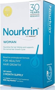 Suplemento Alimenticio Nourkrin Unisex para el Crecimiento y la Preservación del Cabello con Escualano y Ácido Glicólico, Paquete Económico - Product Image 6