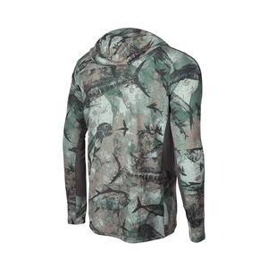 Vêtements de pêche de protection UPF50 à manches longues chemises de pêche respirantes à séchage rapide pour hommes sweats à capuche pour sublimation de Sports de plein air - Product Image 6