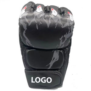 Gants de MMA professionnels de bonne qualité, logo personnalisé, vente en gros, gants de grappling en cuir, gants de sparring, gants de boxe en PU, arts martiaux - Product Image 2