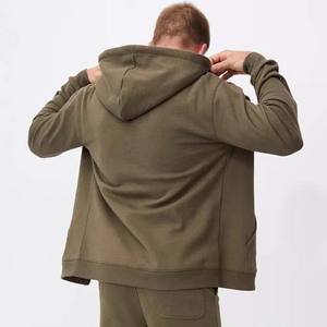 Sweat-shirts à capuche pour hommes avec logo personnalisé OEM, prix bas, matière en coton, fermeture éclair, sweat-shirt d'hiver pour hommes en vente - Product Image 4