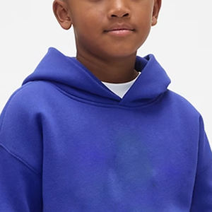 Sudadera con Capucha Lisa para Niños, Estilo Moderno, Ropa de Invierno con Material Suave, Diseño con Logotipo Personalizable, Mangas Completas, Ropa Casual - Product Image 2