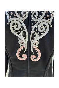 Veste Western Showmanship Femme Manteau d'équitation professionnel à manches longues Léger Séchage rapide Écologique pour Horse Show - Product Image 3