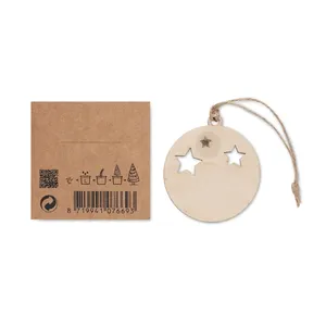 Palline e Decorazioni Natalizie ROSEED, Palline in Legno per Addobbi Natalizi - Product Image 4