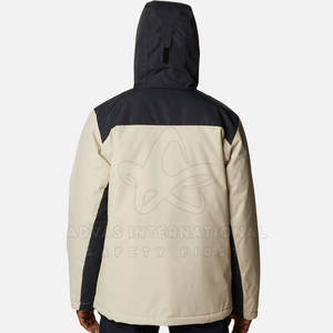 Veste de ski d'hiver personnalisable pour hommes, vêtements de sport de plein air respirants isolés et imperméables avec fermeture à glissière - Product Image 2