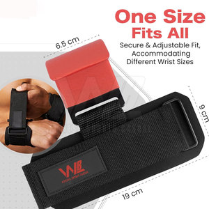 Ganchos de Neopreno para Levantamiento de Pesas de Primera Calidad Hechos en Pakistán - Ligeros y Ecológicos Antideslizantes para Hombre - Product Image 4