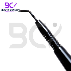 Kit de bigoudi de levage de cils en acier noir avec bâton de permanente de cils crème et peigne de séparation pour extensions de cils - Product Image 4