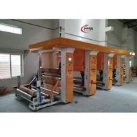 Nueva Máquina de Impresión Rotograbado Automática de 4 Colores MOHINDRA MECHANICAL WORKS, Guía Electrónica de Banda de 500 mm, Cuatro Calentadores Eléctricos
