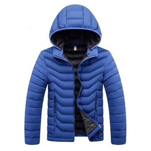 Veste bouffante imperméable coupe-vent matelassée pour hommes Vêtements d'extérieur de printemps en toile enduite de haute qualité - Product Image 5