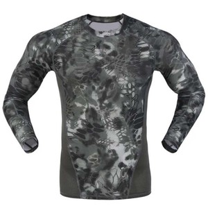 Camisas tácticas de manga larga para hombre impermeables de camuflaje de alta calidad personalizadas, ropa deportiva de poliéster 100%, ropa de pesca - Product Image 2