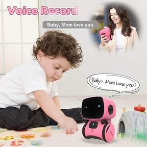 Jouet robot pour enfants, robot intelligent interactif avec commande vocale, parlant, dansant, apprenant, capteur tactile, jouet éducatif compact et portable - Product Image 6