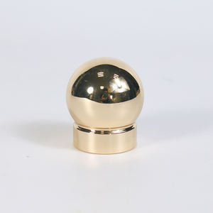Cappuccio profumo a forma di palla d'oro in lega di zinco e alluminio per profumare confezioni di profumo Premium - Product Image 2