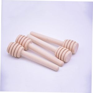 24 Uds palitos de miel de madera Mini cucharón colector cuchara jarabe agitador palitos de miel varita de miel - Product Image 6