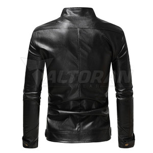 Chaqueta de Cuero para Hombre, Estilo Casual Urbano, Chaqueta de Cuero para Hombre, Estilo Urbano Moderno, Chaqueta de Cuero para Hombre - Product Image 2