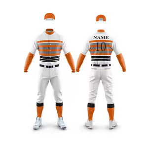High Quality 100% Polyester Breathable <b>Baseball</b> Uniform for Men-Custom Colors & Logo Direct Factory Supply - Product Image 6