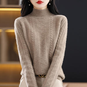 <b>Women's</b> Casual Long Sleeve White Knitted Cardigan Love Button Design Fashionable Winter Season <b>Sweater</b> for <b>Christmas</b> Front - Product Image 1