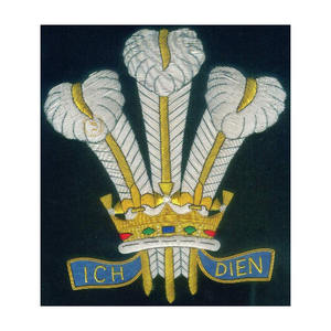 Insigne de blazer régimentaire du Corps des généraux brodé à la main avec perles de décoration de type à coudre - Product Image 5