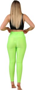 RTS sans couture solide taille moyenne jambières d'entraînement avec Dot Tummy Control Yoga Leggings femmes Non voir séchage rapide Gym Fitness pantalon - Product Image 3