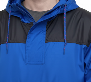 Factory Made OEM Service Designer Half Zipper Winter Sportswear Outdoor Waterproof Nylon Made Men Safari Jacket <b>Windbreakers</b> - Product Image 6